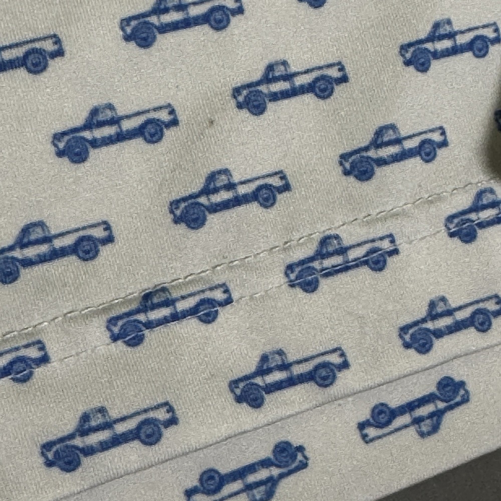 Rhoback M Medium Short Sleeve Polo Shirt Golf Stretch The Truck AOP Trucks Print - Picture 6 of 9